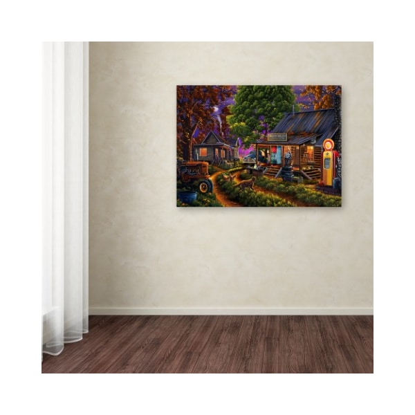 Trademark Fine Art Geno Peoples 'Sleepy Hollow General Store' Canvas Art, 14x19 - ALI19589-C1419GG