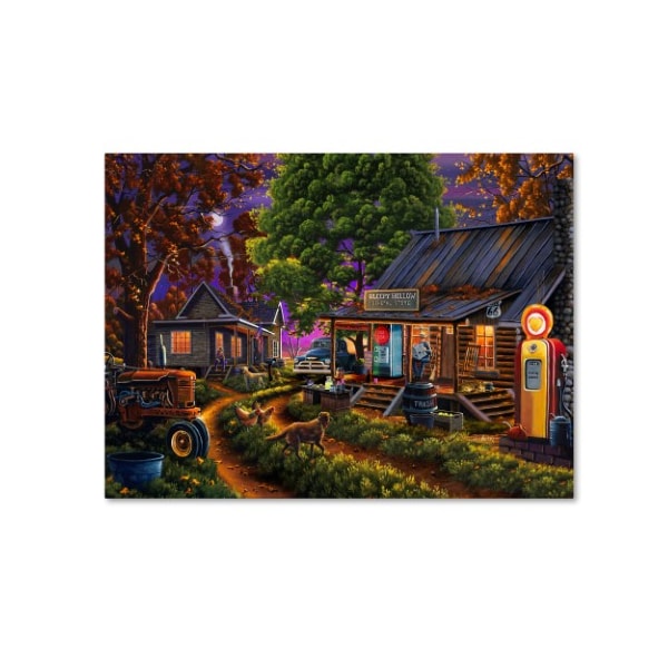 Trademark Fine Art Geno Peoples 'Sleepy Hollow General Store' Canvas Art, 14x19 - ALI19589-C1419GG