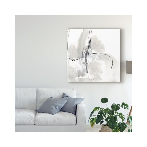 Trademark Fine Art June Erica Vess 'Monochrome Gestures Viii' Canvas Art, 14x14 - WAG05102-C1414GG