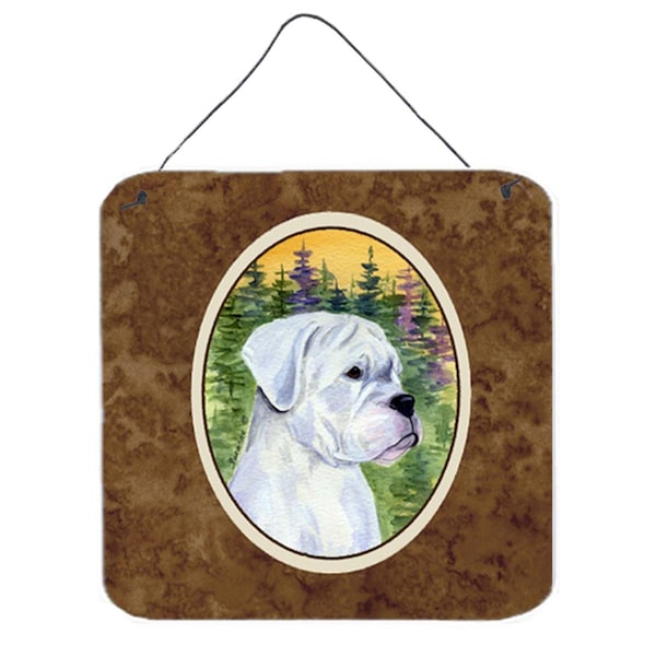 Micasa Boxer Aluminium Metal Wall Or Door Hanging Prints 6 x 6 In. - MI729025