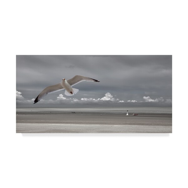 Trademark Fine Art Yvette Depaepe 'Seaside Mood' Canvas Art, 10x19 - 1X07177-C1019GG