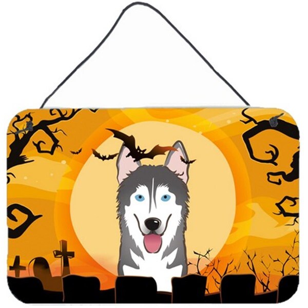 Carolines Treasures Halloween Alaskan Malamute Wall and Door Hanging Prints - BB1776DS812