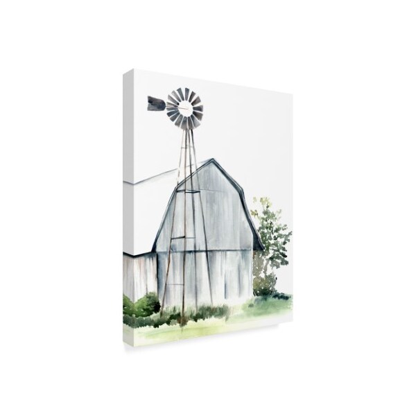 Trademark Fine Art Jennifer Paxton Parker 'Watercolor Barn I' Canvas Art, 14x19 - WAG08855-C1419GG