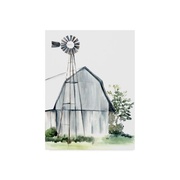 Trademark Fine Art Jennifer Paxton Parker 'Watercolor Barn I' Canvas Art, 14x19 - WAG08855-C1419GG