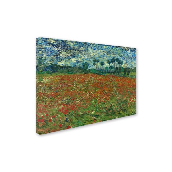 Trademark Fine Art Van Gogh 'Poppy Field' Canvas Art, 35x47 - AA00908-C3547GG
