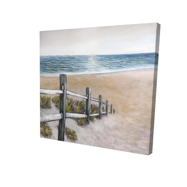 Fondo 16 x 16 in. Soft Seaside-Print on Canvas - FO2775027
