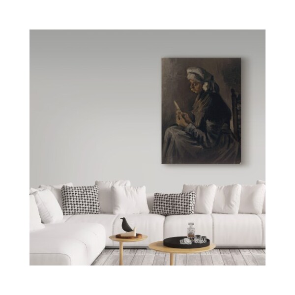 Trademark Fine Art Vincent Van Gogh 'The Potato Peeler' Canvas Art, 18x24 - BL02031-C1824GG