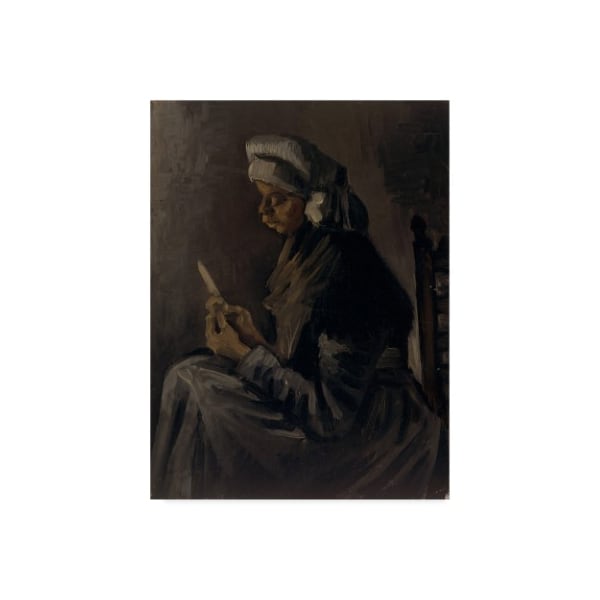 Trademark Fine Art Vincent Van Gogh 'The Potato Peeler' Canvas Art, 18x24 - BL02031-C1824GG