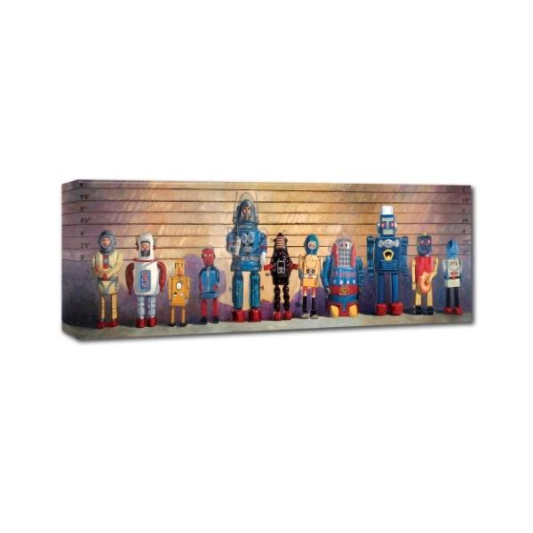 Trademark Fine Art Eric Joyner 'The Usual Suspects' Canvas Art, 16x47 - ALI1046-C1647GG
