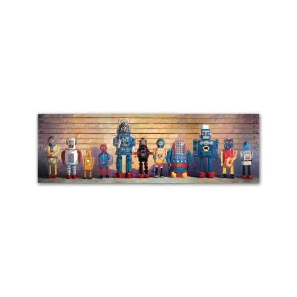 Trademark Fine Art Eric Joyner 'The Usual Suspects' Canvas Art, 16x47 - ALI1046-C1647GG