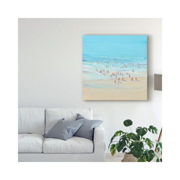 Trademark Fine Art Tim Otoole 'Beach Day I' Canvas Art, 18x18 - WAG04775-C1818GG