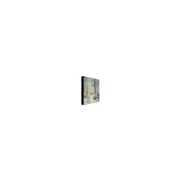Trademark Fine Art Joseph Farquharson 'Winter Breakfast' Canvas Art, 18x24 - BL0201-C1824GG