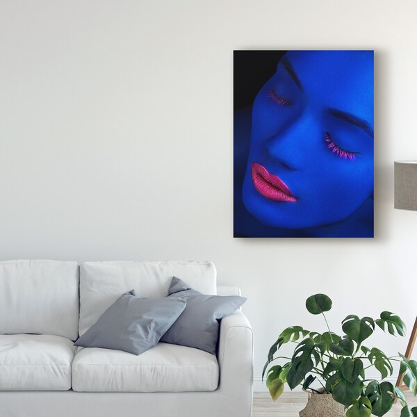 Trademark Fine Art James Mahfuz 'Still Got The Blues' Canvas Art, 24x32 - 1X08234-C2432GG