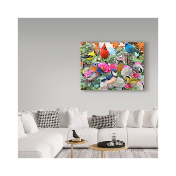 Trademark Fine Art Howard Robinson 'Small Birds' Canvas Art, 24x32 - ALI23950-C2432GG