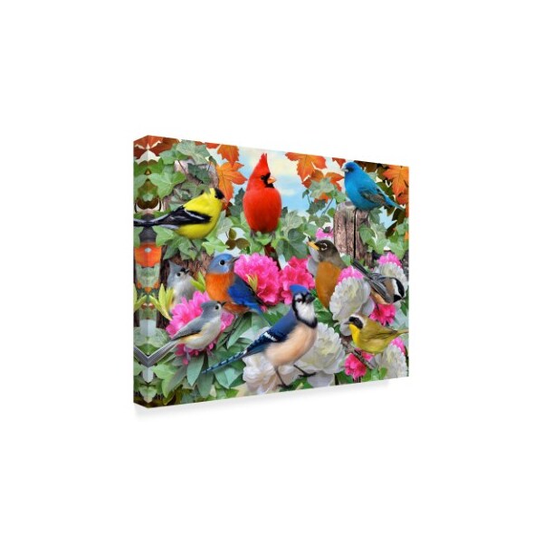 Trademark Fine Art Howard Robinson 'Small Birds' Canvas Art, 24x32 - ALI23950-C2432GG