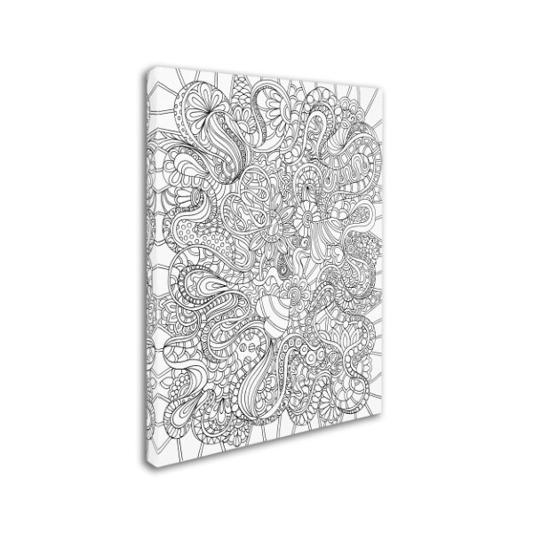 Trademark Fine Art Kathy G. Ahrens 'Mixed Coloring Book 44' Canvas Art, 35x47 - ALI3469-C3547GG