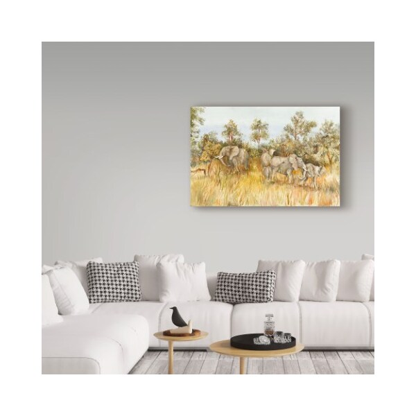 Trademark Fine Art Joanne Porter 'African Elephant' Canvas Art, 30x47 - ALI30324-C3047GG