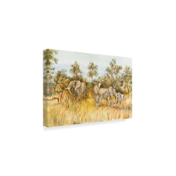 Trademark Fine Art Joanne Porter 'African Elephant' Canvas Art, 30x47 - ALI30324-C3047GG