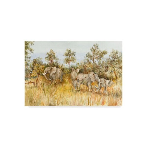 Trademark Fine Art Joanne Porter 'African Elephant' Canvas Art, 30x47 - ALI30324-C3047GG