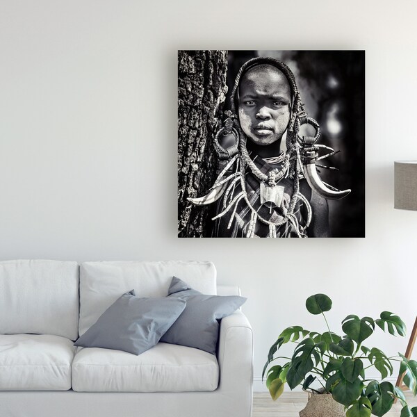 Trademark Fine Art Piet Flour 'Enigma' Canvas Art, 24x24 - 1X08872-C2424GG