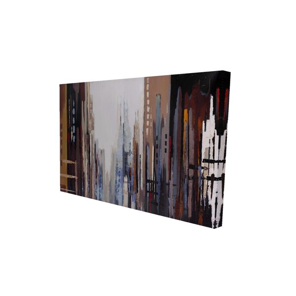 Fondo 20 x 30 in. Abstract Buildings-Print on Canvas - FO2788699