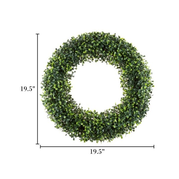 Nature Spring Nature Spring 19.5-inch Artificial Boxwood Wreath - 961940UMC