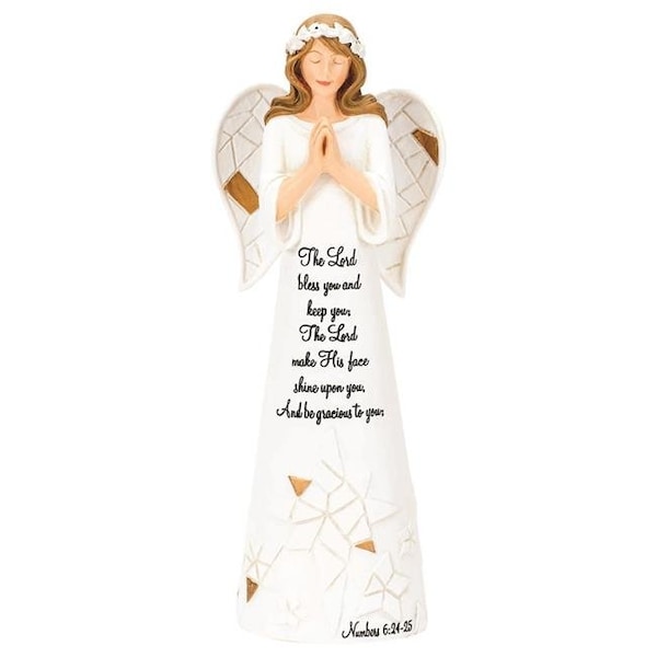 Dicksons Dicksons ANGR-1054 6.25 in. Lord Bless You Praying Angel Figurine - ANGR-1054
