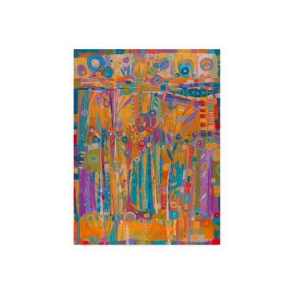 Trademark Fine Art Sue Davis 'A Brand New Day Abstract Modern' Canvas Art, 35x47 - ALI44214-C3547GG