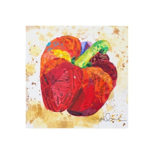 Trademark Fine Art Elizabeth St. Hilaire 'Veggie Splash IV' Canvas Art, 14x14 - WAG14472-C1414GG