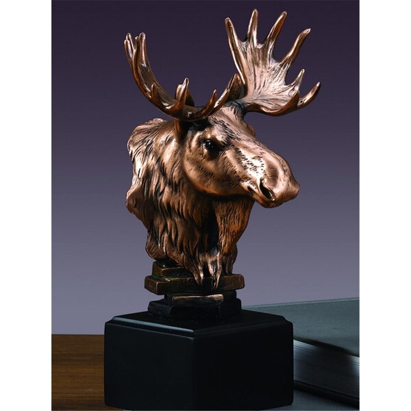 Marian Imports Marian Imports 55132 Moose Head Sculpture - 5.5 x 9 in. - 55132