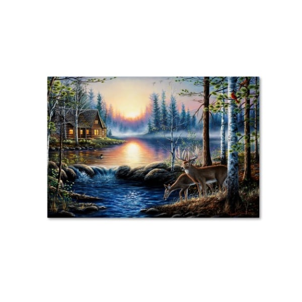 Trademark Fine Art Chuck Black 'Total Bliss' Canvas Art, 30x47 - ALI16396-C3047GG