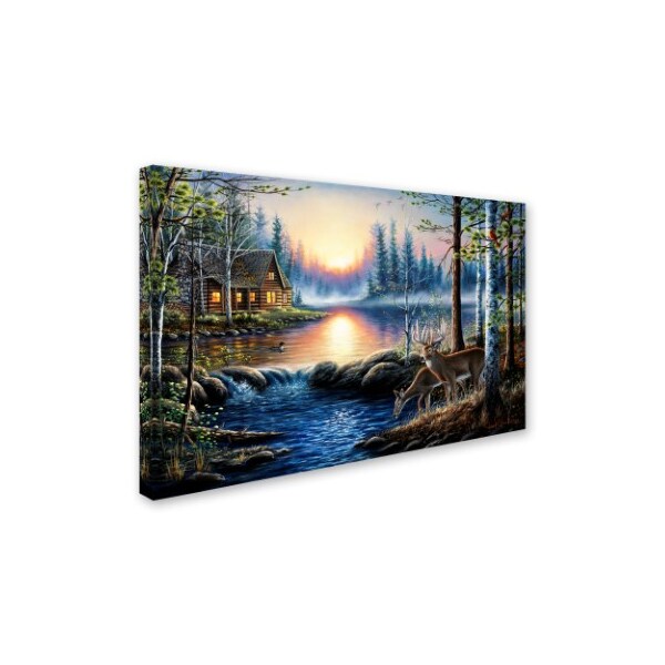 Trademark Fine Art Chuck Black 'Total Bliss' Canvas Art, 30x47 - ALI16396-C3047GG