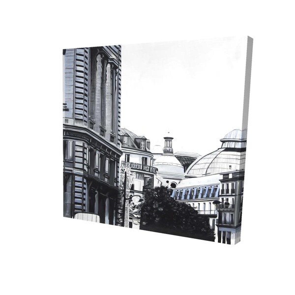 Begin Home Decor 12 x 12 in. Historic Downtown-Print on Canvas - 2080-1212-AR5