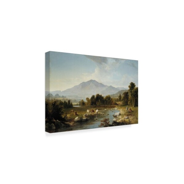Trademark Fine Art Asher Brown Durand 'High Point Shandaken Mountains 1853 ' Canvas Art, 30x47 - BL01625-C3047GG