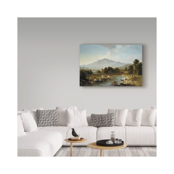 Trademark Fine Art Asher Brown Durand 'High Point Shandaken Mountains 1853 ' Canvas Art, 30x47 - BL01625-C3047GG
