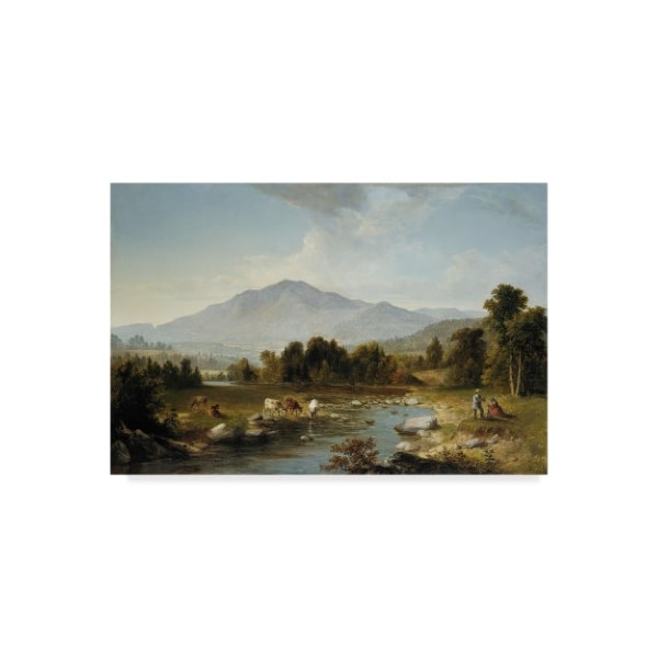 Trademark Fine Art Asher Brown Durand 'High Point Shandaken Mountains 1853 ' Canvas Art, 30x47 - BL01625-C3047GG