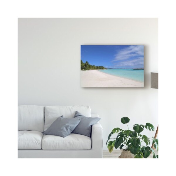 Trademark Fine Art American School 'Bora Bora Beach' Canvas Art, 30x47 - BL02410-C3047GG