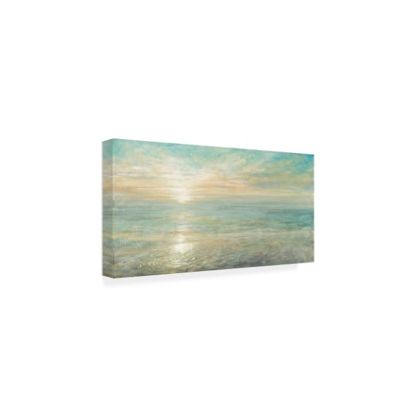 Trademark Fine Art Danhui Nai 'Sunrise Painting' Canvas Art, 16x32 - WAP10713-C1632GG