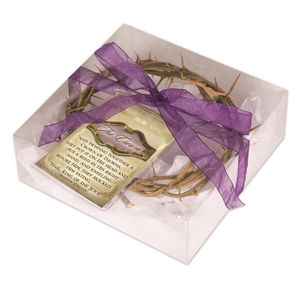 Dicksons Dicksons COT6 6 in. Crown of Thorns Real Wood in Gift Box with Scripture Tag - COT6