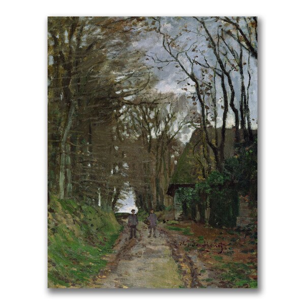 Trademark Fine Art Claude Monet 'Path in Normandy' Canvas Art., 24x32 - BL0617-C2432GG