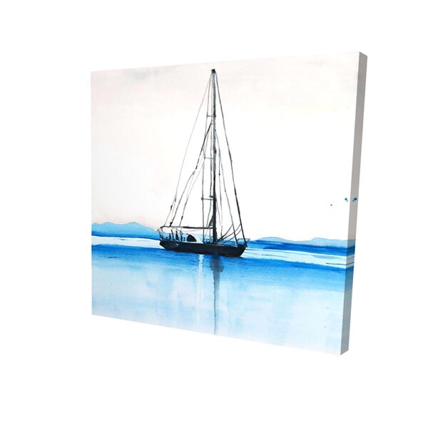 Fondo 32 x 32 in. Sailboat on A Calm Water-Print on Canvas - FO2789279