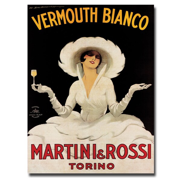 Trademark Fine Art 'Vermouth Bianco Martini Rossi' Canvas Art, 14x19 - V6049-C1419GG