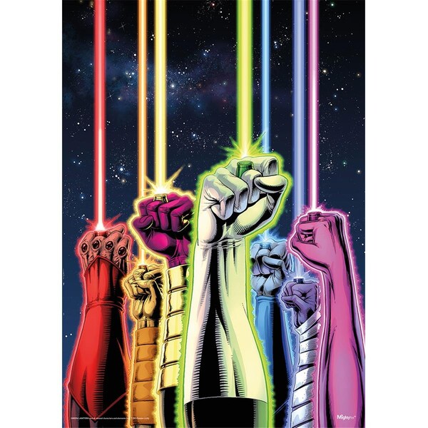 Deluxdesigns Green Lantern Lanterns Unite Mightyprint Wall Art - DE2578247