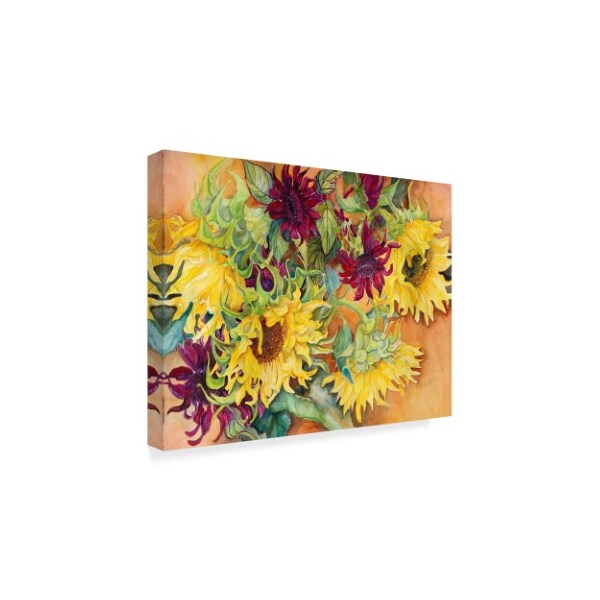 Trademark Fine Art Joanne Porter 'Nodding Heads Sunflowers' Canvas Art, 14x19 - ALI30378-C1419GG