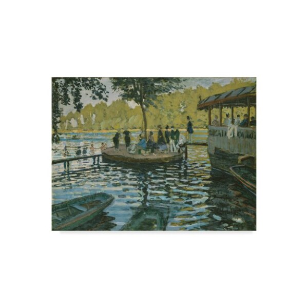 Trademark Fine Art Claude Monet 'La Grenouillere' Canvas Art, 18x24 - BL01952-C1824GG