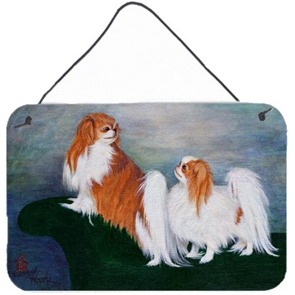Carolines Treasures Japanese Chin Standing On My Tail Wall and Door Hanging Prints - MH1059DS812