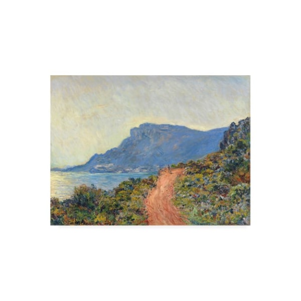 Trademark Fine Art Claude Monet 'La Corniche near Monaco, 1884' Canvas Art, 35x47 - IC02003-C3547GG