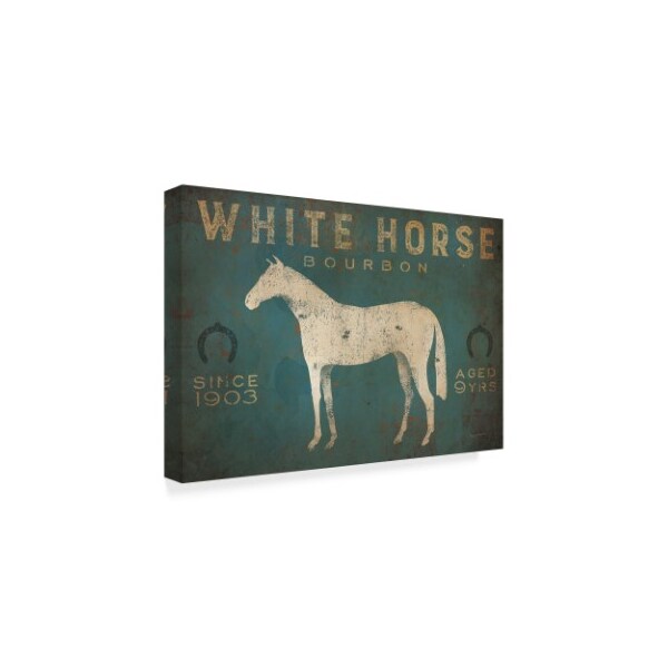 Trademark Fine Art Ryan Fowler 'White Horse No Kentucky Crop' Canvas Art, 22x32 - WAP06303-C2232GG