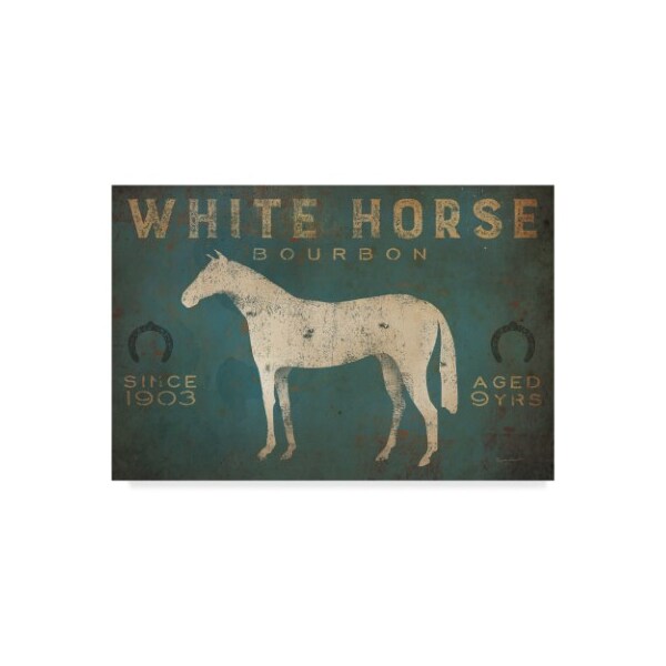 Trademark Fine Art Ryan Fowler 'White Horse No Kentucky Crop' Canvas Art, 22x32 - WAP06303-C2232GG