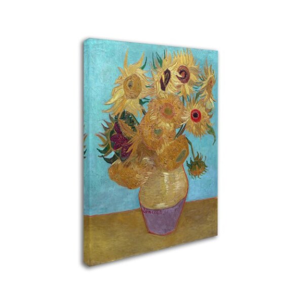 Trademark Fine Art Van Gogh 'Sunflowers' Canvas Art, 24x32 - AA01190-C2432GG